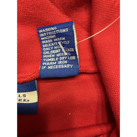 Falls Creek Womens Plus Size 3X Red Turtleneck Top NWT - Picture 3 of 5